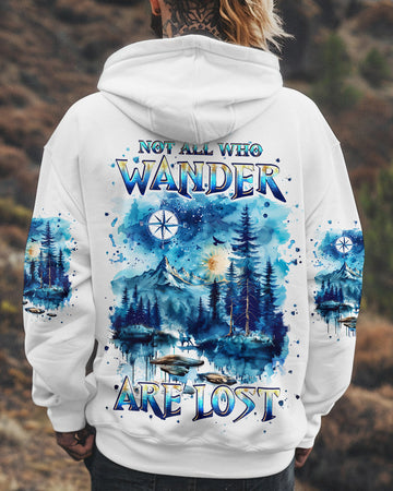 Maxcorners Not All Who Wander Are Lost Compass All Over Print LM2101