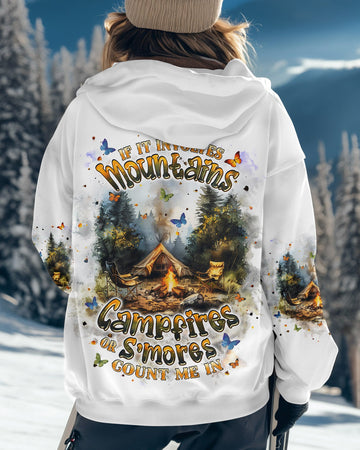 Maxcorners If It Involves Mountains Campfires All Over Print LM2101