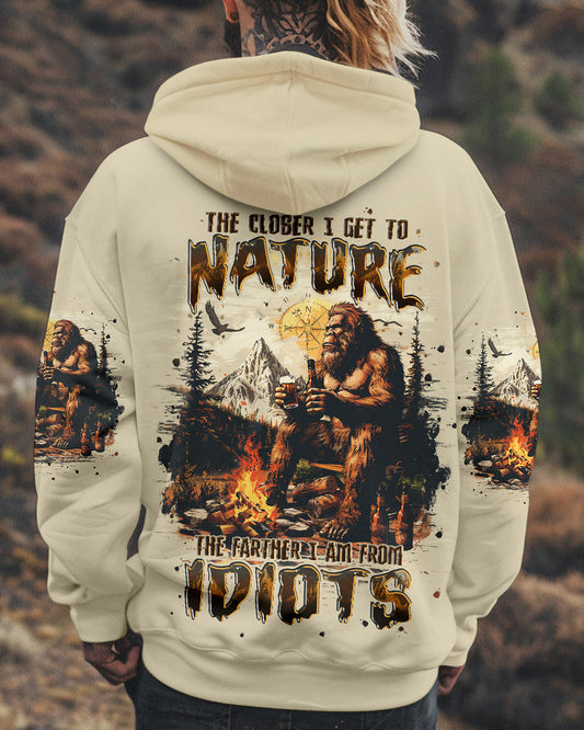 Maxcorners The Closer I Get To Nature Bigfoot All Over Print LM2101