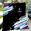 Maxcorners Personalized Billiard Color Blanket