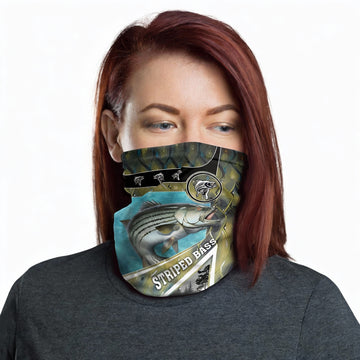 Maxcorners Striped Bass Fishing Neck Gaiter 1