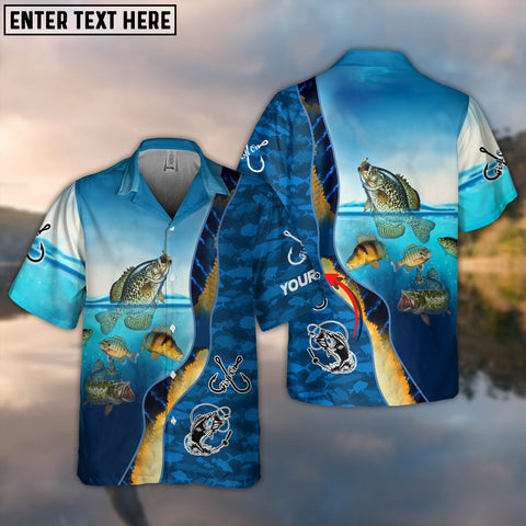 Maxcorners Fishing Color 05 Personalized All Over Print 3D Hawaiian Shirt
