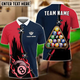 Maxcorners Billiards Unique Nave Personalized Name 3D Shirt
