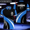 Maxcorners 8 Ball In 4 Colors Customized Name 3D Shirt