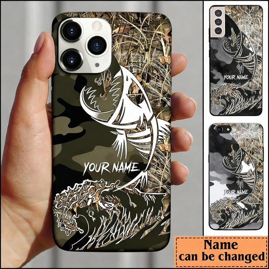 Maxcorners Fishborn Personalized Name Phone Case LM1812
