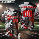 Maxcorners Baseball Jersey Paint Color Style Custom 3D Shirt (Multicolor)