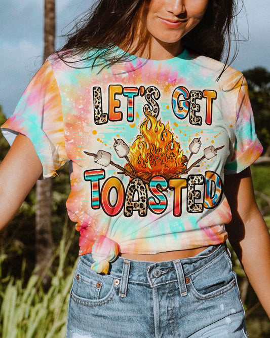 Maxcorners Let's Get Toasted Tie Dye All Over Print LM2101