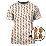 Maxcorners Pattern Golf Shirt, Squirrel Golf Shirt, Funny Golf Shirt For Men