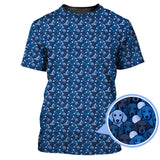 Maxcorners Dachshund Dog Pattern Golf Shirt, Funny Dachshund Golf Shirt For Dog Lovers, Golf Gift For Men's