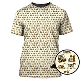 Maxcorners Pattern Golf Shirt, Pointer Golf Polos, Dog Golf Shirt For Men, Crazy Golf Shirt For Golfers