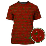 Maxcorners Christmas Golf Shirt, Funny Pattern Golf Shirt, Xmas Golf Shirt For Golfer