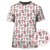 Maxcorners Let’s Go Girls Golf Pattern Shirt, Western Cowgirl Golf Polos For Golfers, Funny Golf Shirts For Women's