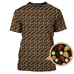 Maxcorners  Sasquatch Pattern Golf Shirt, Bigfoot Golf Shirt For Golfer, Crazy Golf Shirt For Men