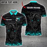 Maxcorners Billiards Ball 8 Leopard Multicolor Options Personalized Name 3D Shirt (4 Colors)
