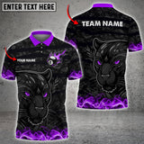 Maxcorners Billiards Ball 8 Leopard Multicolor Options Personalized Name 3D Shirt (4 Colors)