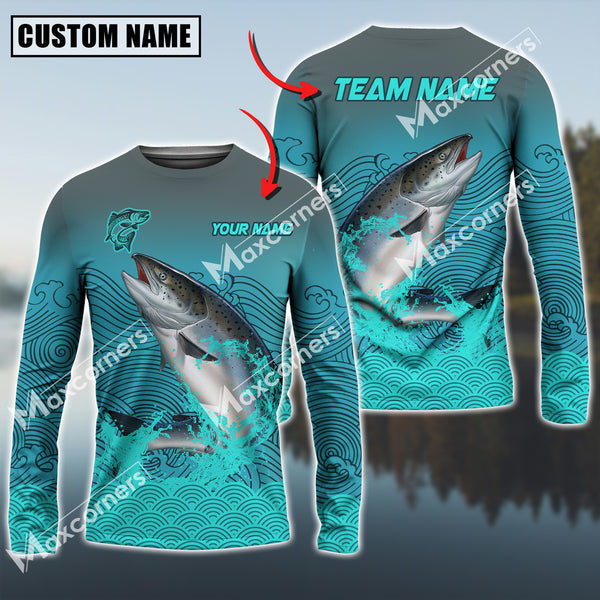 Maxcorner Chinook Personalized Name And Team Name 3D Long Sleeve Shirt