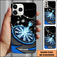 Maxcorners Darts Frozen Ice Dartboard Personalized Name Phone Case