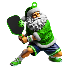 Maxcorners Personalized Pickleball Ornaments, Santa Pickleball, Pickleball Christmas Gift
