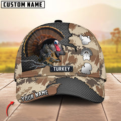 Maxcorners Deer Hunting Camo Mesh Breakthrough Design Personalized Name 3D Cap (Deer/Moose/Turkey/Boar)