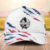 Maxcorners Super Cool Golf Man 3D Golf Personalized Name Cap
