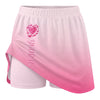 Maxcorners Pickleball Soft Pink Minimal Paddle Personalized 3D Skort, Skirts With Shorts