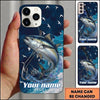 Maxcorners Fishing Phone Case Dynamic Water Motion Custom Name Phone Case