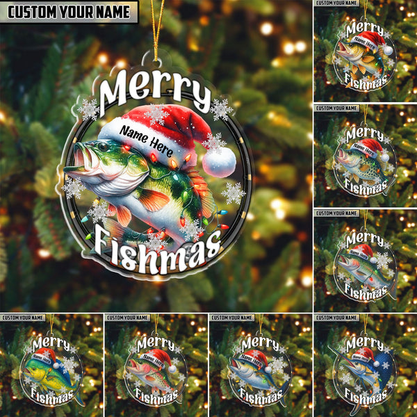 Maxcorners Fishing Customized Acrylic Ornament For Fishing Lovers