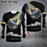 Maxcorners Fishing Customize Name 3D Shirts