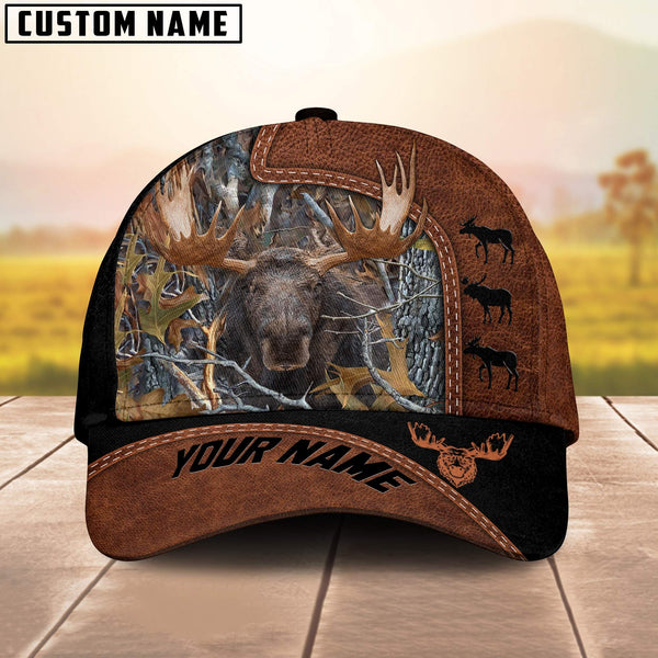 Maxcorners Moose Hunting Classic Personalized Cap