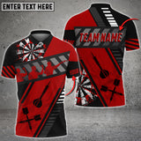 Maxcorners Darts Personalized Name, Team Name Unisex 3D Shirt( More Color Options )