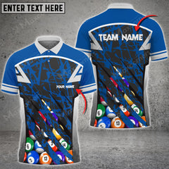 Maxcorners Billiards Ball Full Personalized Name, Team Name Unisex Shirt ( Multicolor Options )