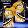 Maxcorners Personalized Billiard Ball 09 Player Polo Shirt