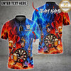Maxcorners Darts Board Beer Cartoon Personalized Name, Team Name Unisex 3D Shirt (4 Colors)