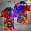 Maxcorners Darts Board Beer Cartoon Personalized Name, Team Name Unisex 3D Shirt (4 Colors)