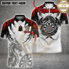 Maxcorners Darts Dragon Dartboard Multicolor Customized Name, Team Name 3D Shirt