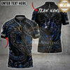Maxcorners Bowling Dragon 8 Ball Graphic Personalized Name, Team Name Unisex 3D Shirt (4 Colors)