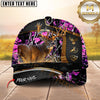 Maxcorners Deer Hunting Golden Honeycomb Pattern 3D Personalized Name 3D Cap (5 colors)