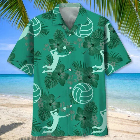 Volleyball Vintage Hawaiian Shirt