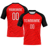 Maxcorners Custom Red White-Black Sublimation Volleyball Uniform Jersey LM2605