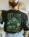 Maxcorners Get Lost Find Yourself Compass All Over Print LM2101