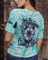 Maxcorners The Mountains Are Calling Me Compass Tie Dye All Over Print LM2101