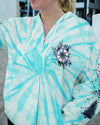 Maxcorners The Mountains Are Calling Me Compass Tie Dye All Over Print LM2101