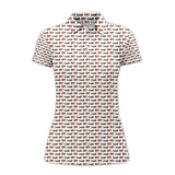 Maxcorners Christmas Golf Shirt, Xmas Golf Shirt For Golfer, Funny Pattern Golf Shirt For Men