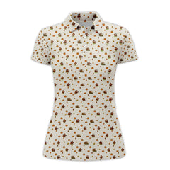 Maxcorners Thanksgiving Golf Shirt, Turkey Golf Shirt For Golfer, Funny Pattern Golf Shirt For Men