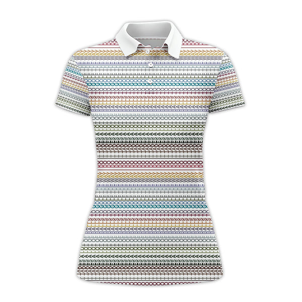 Funny Golf Polos,  'It Takes A Lot Of Balls To Golf The Way I Do' Golf Shirt, Pattern Crazy Golf Shirts For Men's