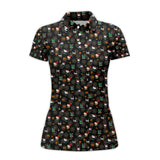 Maxcorners Halloween Golf Shirt, Pattern Golf Shirt For Golfer, Funny Golf Shirt For Men