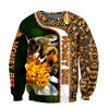Maxcorners Premium Unisex All Over Printed Honey Bee Shirts LM1304