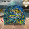 Maxcorners Abstract Water Flow Custom Name Fishing Cap