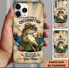 Maxcorners Fishing Phone Case Beer And Fishing Theme Custom Name Phone Case