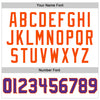 Maxcorners Custom White Purple-Orange Mesh Authentic Football Jersey LM2605